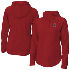 Toronto Raptors Women's Sweater Weather Quarter-Snap Hoodie - Red | Columbia for sale