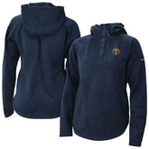 Denver Nuggets Women's Sweater Weather Quarter-Snap Hoodie sale - Navy | Columbia discount