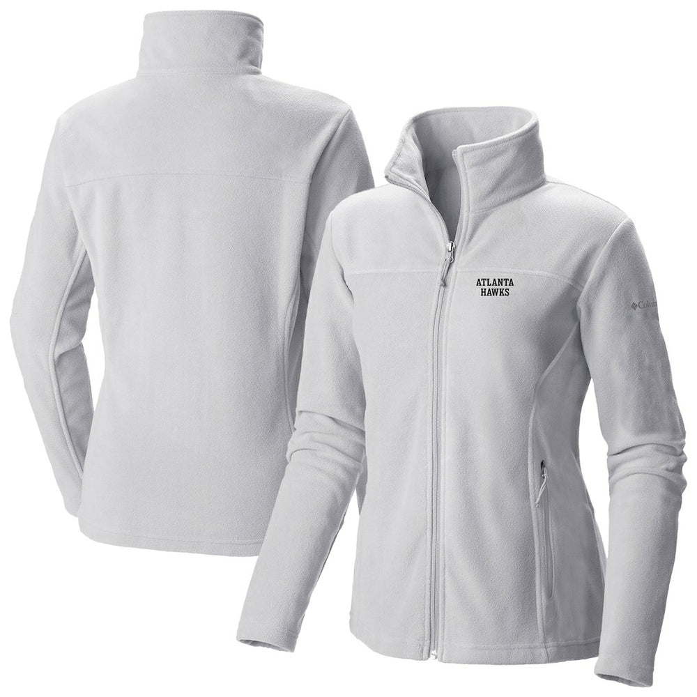 Atlanta Hawks Women's Give & Go II Fleece Full-Zip Jacket - White | Columbia for sale