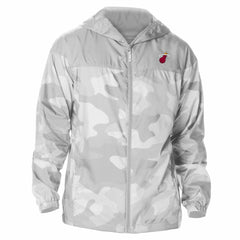 Miami Heat Flash Challenger Windbreaker Jacket - Gray | Columbia sale