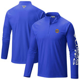 New York Knicks PFG Terminal Tackle Quarter-Zip Top - Blue | Columbia on sale