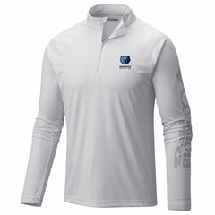 Memphis Grizzlies PFG Terminal Tackle Quarter-Zip Top - White | Columbia sale