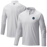 Minnesota Timberwolves PFG Terminal Tackle Quarter-Zip Top - White | Columbia sale