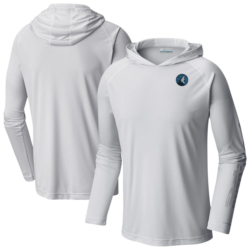Minnesota Timberwolves PFG Super Terminal Tackle Hoodie - White | Columbia on sale