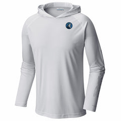 Minnesota Timberwolves PFG Super Terminal Tackle Hoodie - White | Columbia on sale