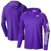Los Angeles Lakers PFG Super Terminal Tackle Hoodie - Purple | Columbia outlet