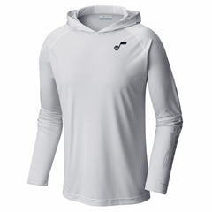 Utah Jazz PFG Super Terminal Tackle Hoodie - White | Columbia shop