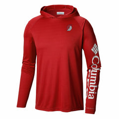 Portland Trail Blazers PFG Super Terminal Tackle Hoodie - Red | Columbia discount