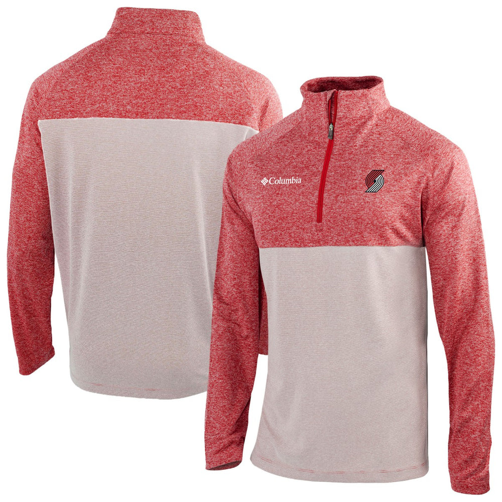 Portland Trail Blazers Omni-Wick Rockin' It Quarter-Zip Top - Red | Columbia cheap