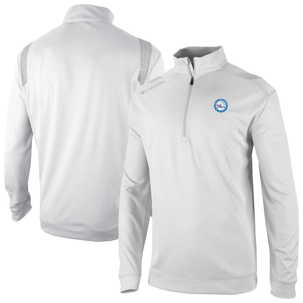 Philadelphia 76ers Oakland Downs Omni-Wick Quarter-Zip Top - White | Columbia shop