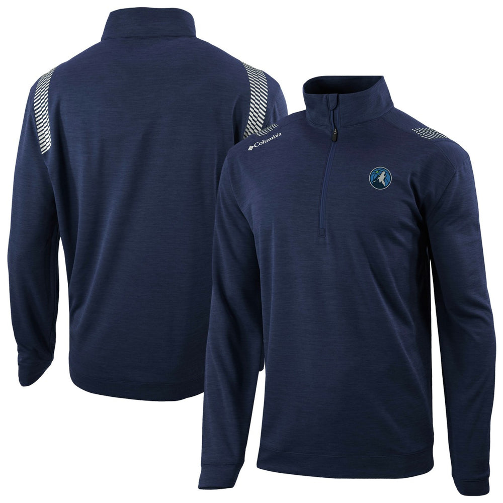 Minnesota Timberwolves Oakland Downs Omni-Wick Quarter-Zip Top - Navy | Columbia cheap