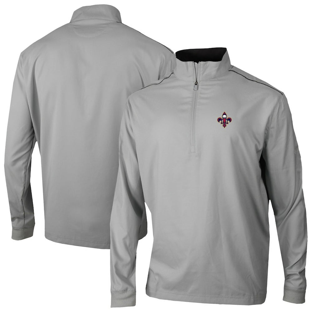 New Orleans Pelicans Omni-Wick Bogey's Paradise Quarter-Zip Top - Gray | Columbia outlet