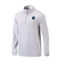 Minnesota Timberwolves Omni-Wick Even Lie Quarter-Zip Top - Gray/White | Columbia for sale