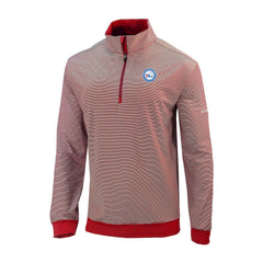 Philadelphia 76ers Omni-Wick Even Lie Quarter-Zip Top - Red | Columbia for sale