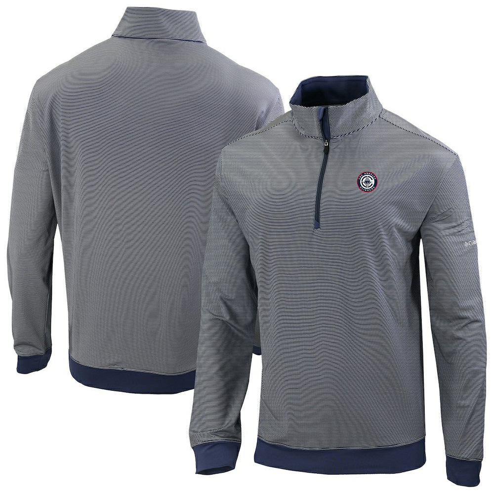 LA Clippers Omni-Wick Even Lie Quarter-Zip Top - Navy | Columbia on sale