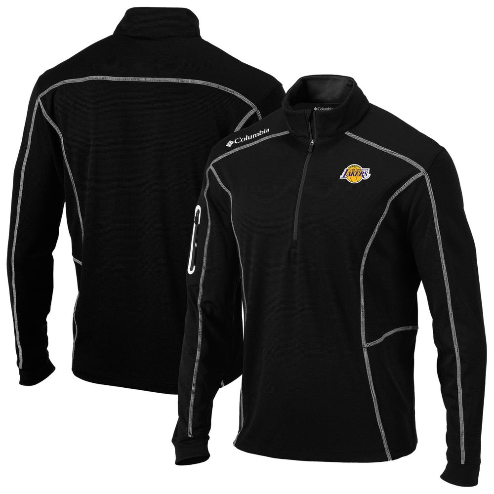 Los Angeles Lakers Omni-Wick Shotgun Quarter-Zip Jacket - Black | Columbia outlet