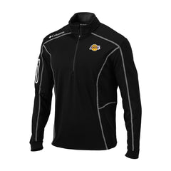 Los Angeles Lakers Omni-Wick Shotgun Quarter-Zip Jacket - Black | Columbia outlet