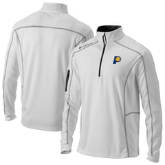 Indiana Pacers Omni-Wick Shotgun Quarter-Zip Jacket - White | Columbia on sale