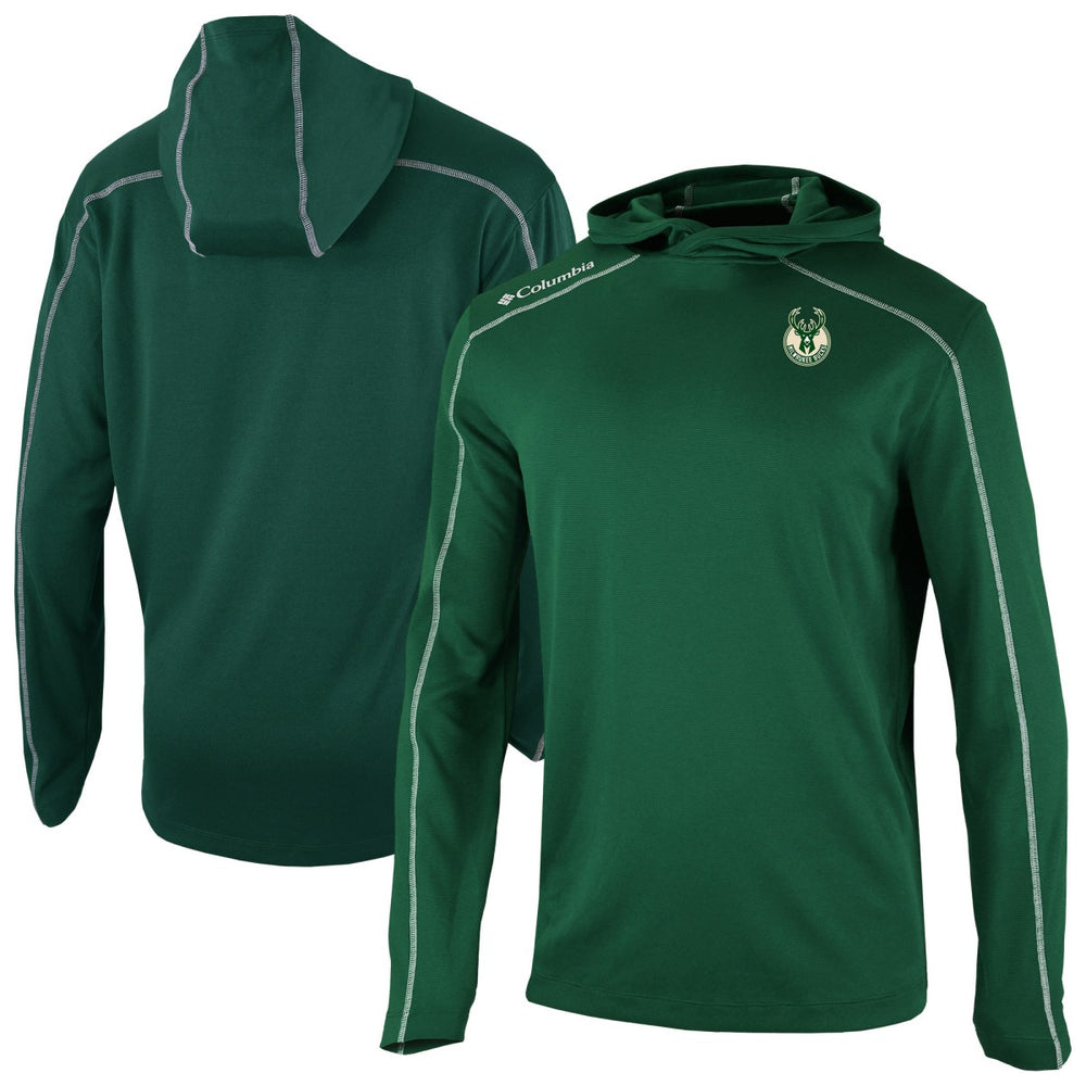 Milwaukee Bucks Omni-Wick Shotgun Pullover Hoodie - Hunter Green | Columbia cheap