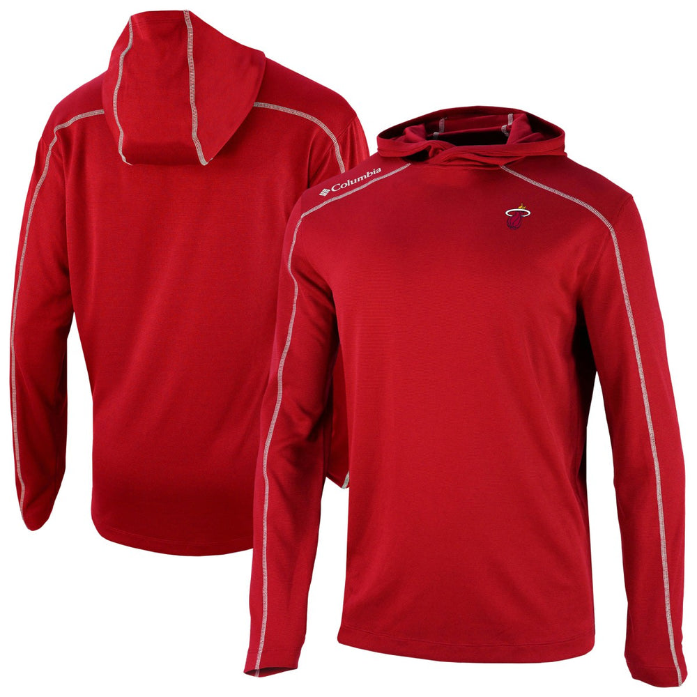Miami Heat Omni-Wick Shotgun Pullover Hoodie - Red | Columbia sale