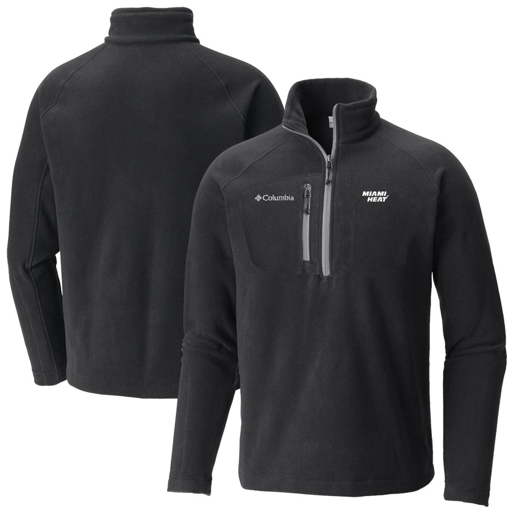 Miami Heat Fast Trek III Half-Zip Fleece Pullover - Black | Columbia for sale
