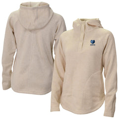 Memphis Grizzlies Women's Sweater Weather Quarter-Snap Hoodie - Cream | Columbia discount