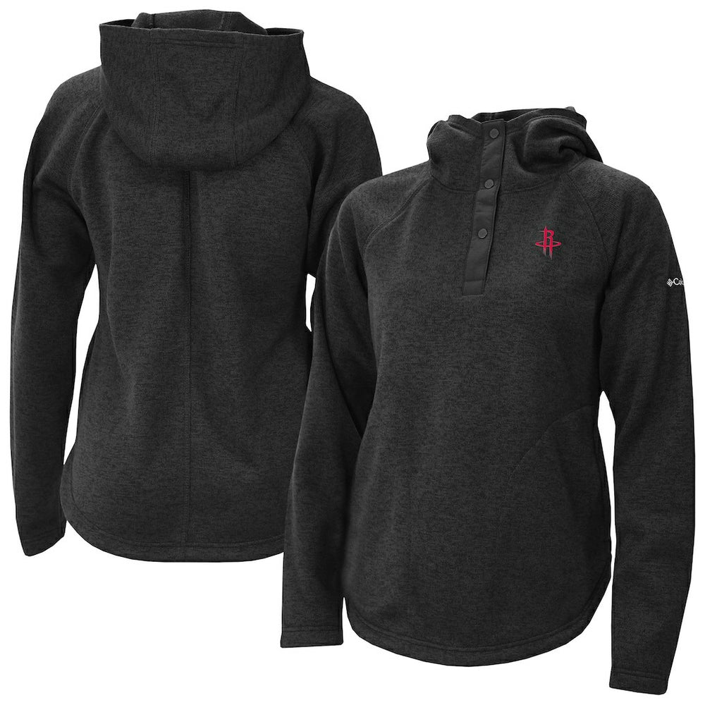 Houston Rockets Women's Sweater Weather Quarter-Snap Hoodie sale - Black | Columbia outlet
