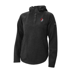 Portland Trail Blazers Women's Sweater Weather Quarter-Snap Hoodie - Black | Columbia for sale