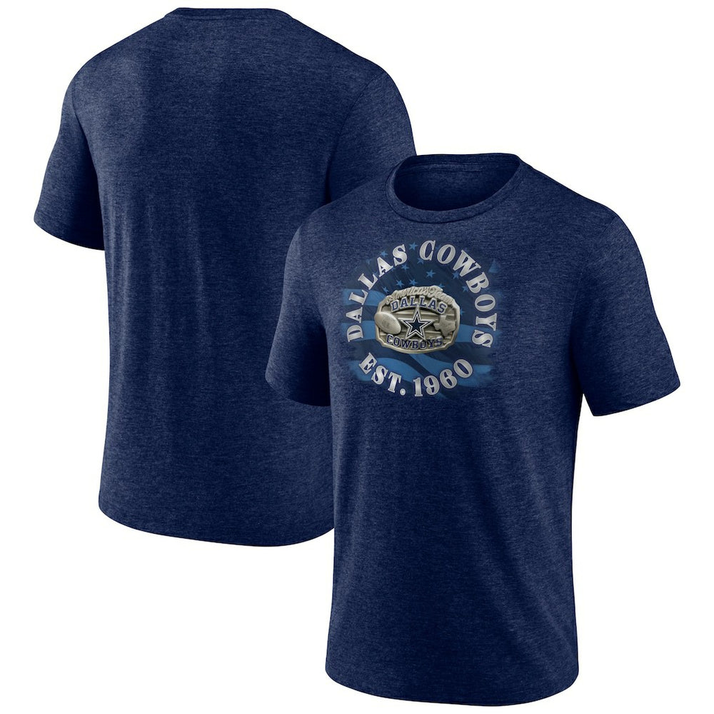 Dallas Cowboys Sporting Chance Tri-Blend T-Shirt - Navy discount