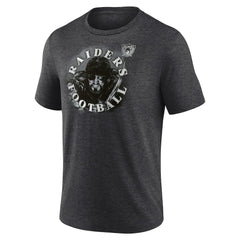 Las Vegas Raiders Sporting Chance Tri-Blend T-Shirt - Charcoal discount