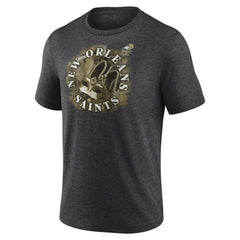 New Orleans Saints Sporting Chance Tri-Blend T-Shirt - Charcoal outlet