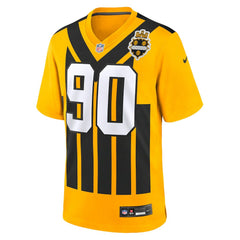 T.J. Watt Pittsburgh Steelers Alternate 1933 Throwback Game Jersey - Gold | Nike on sale