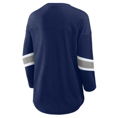 Dallas Cowboys Women's Redzone Bling 3/4-Sleeve T-Shirt - Navy online