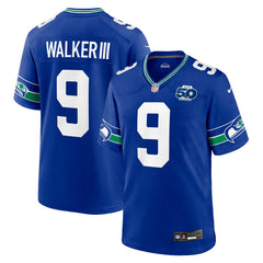 Kenneth Walker III Seattle Seahawks Alternate 50th Season Game Jersey - Royal | Nike online