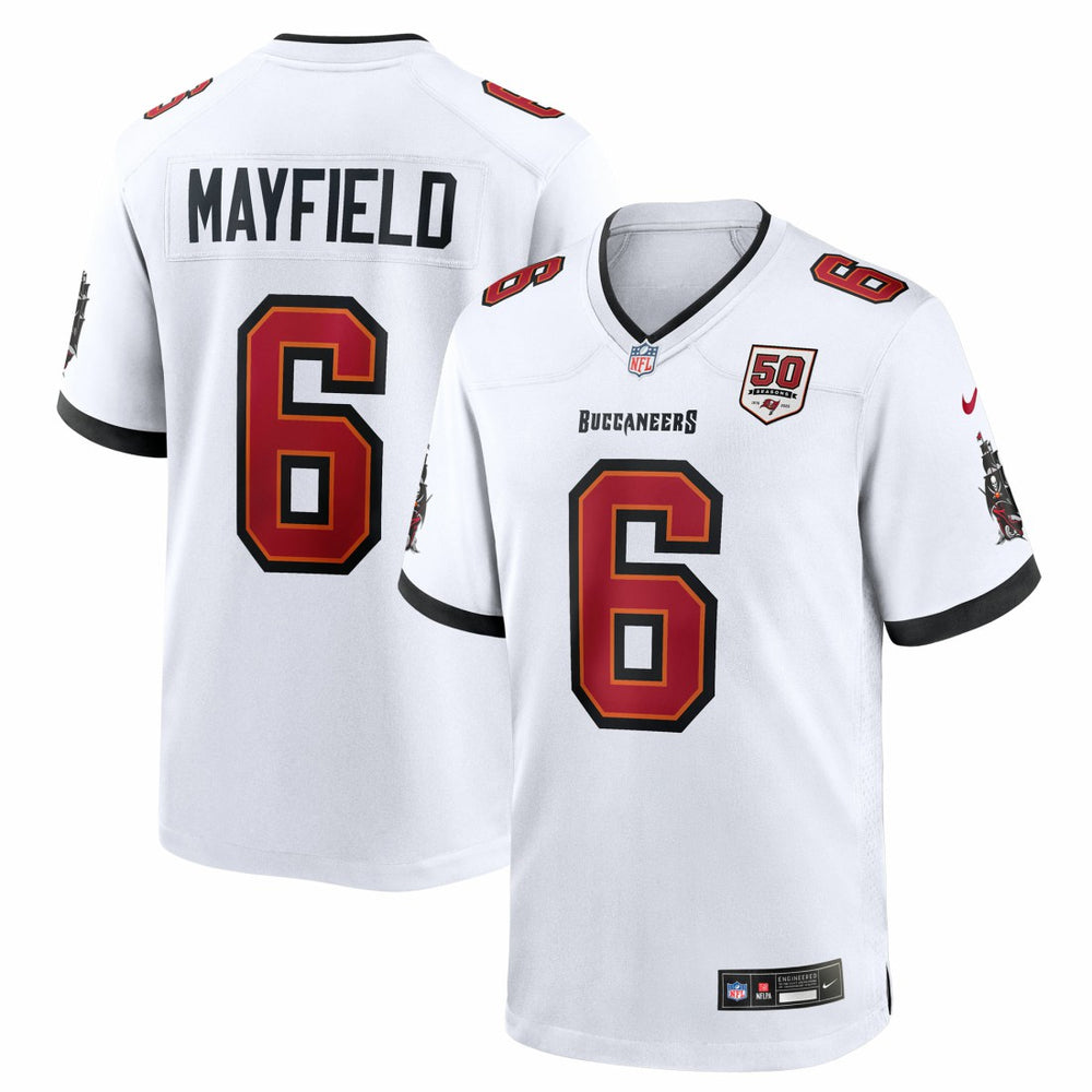 Baker Mayfield Tampa Bay Buccaneers 50th Season White Game Jersey - White | Nike online