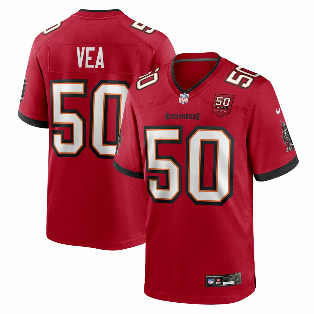 Vita Vea Tampa Bay Buccaneers 50th Season Team Game Jersey - Red | Nike discount