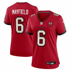 Baker Mayfield Tampa Bay Buccaneers Women's 50th Season Team Game Jersey - Red | Nike online