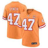 John Lynch Tampa Bay Buccaneers 50th Season Game Jersey - Creamsicle | Nike sale