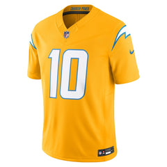 Justin Herbert Los Angeles Chargers Alternate Charger Power Vapor F.U.S.E. Limited Jersey - Gold | Nike sale
