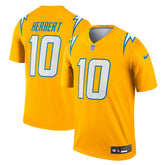 Justin Herbert Los Angeles Chargers Alternate Charger Power Legend Player Performance Top - Gold | Nike outlet