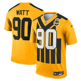 T.J. Watt Pittsburgh Steelers Alternate 1933 Throwback Legend Player Performance Top - Gold | Nike outlet