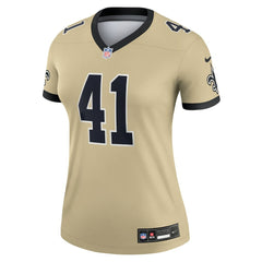 Alvin Kamara New Orleans Saints Women's Gameday Golds Alternate Legend Player Performance Top - Gold | Nike for sale