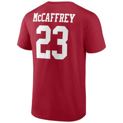 Christian McCaffrey San Francisco 49ers Player Icon T-Shirt - Scarlet discount