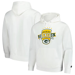 Green Bay Packers Starter Vintage Pullover Hoodie - White outlet