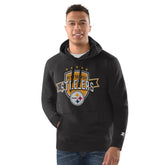 Pittsburgh Steelers Starter Vintage Pullover Hoodie - Black outlet