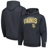 Minnesota Vikings Starter Vintage Pullover Hoodie - Charcoal discount