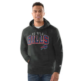 Buffalo Bills Starter Vintage Pullover Hoodie - Charcoal for sale