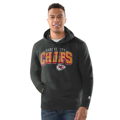 Kansas City Chiefs Starter Vintage Pullover Hoodie - Charcoal discount