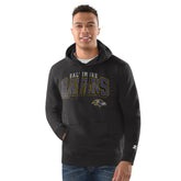 Baltimore Ravens Starter Vintage Pullover Hoodie - Black on sale