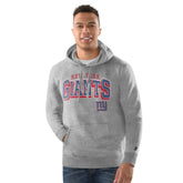 New York Giants Starter Vintage Pullover Hoodie - Heather Gray for sale